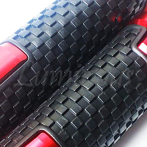 Amazon | バイク アルミ ハンドル ラバー グリップ 22.2mm